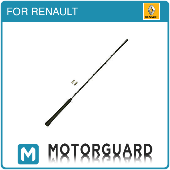 GENUINE REPLACEMENT CAR ROOF AERIAL ANTENNA AM/FM MAST RENAULT CLIO MK2 MK3 41CM - Picture 1 of 1
